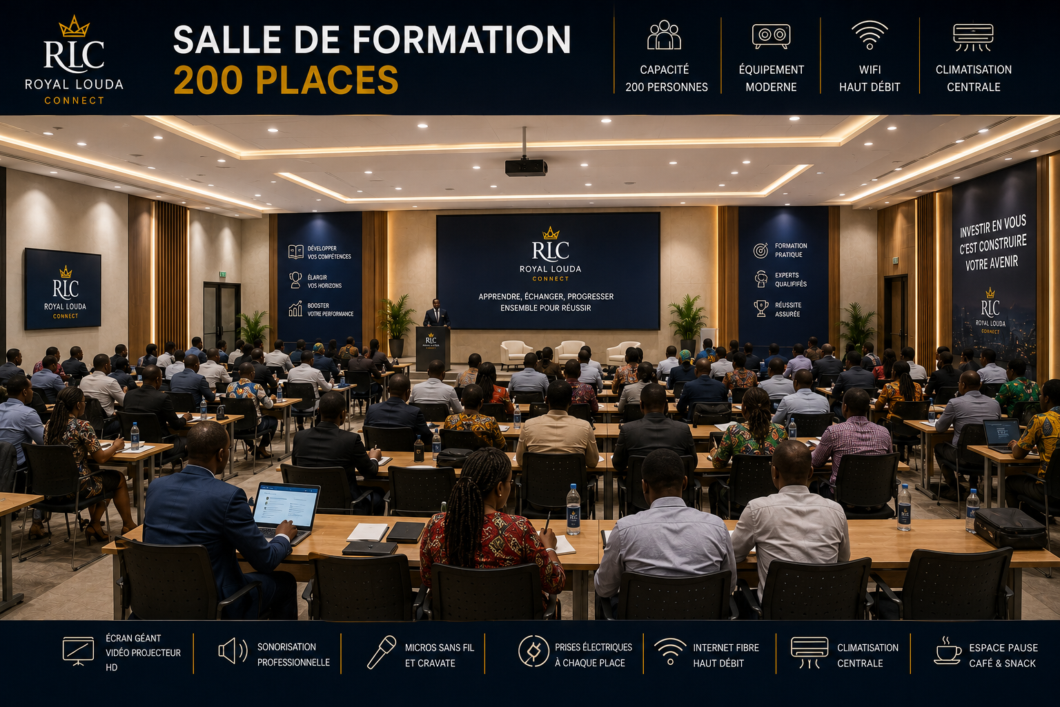 Salle de formation 200 places