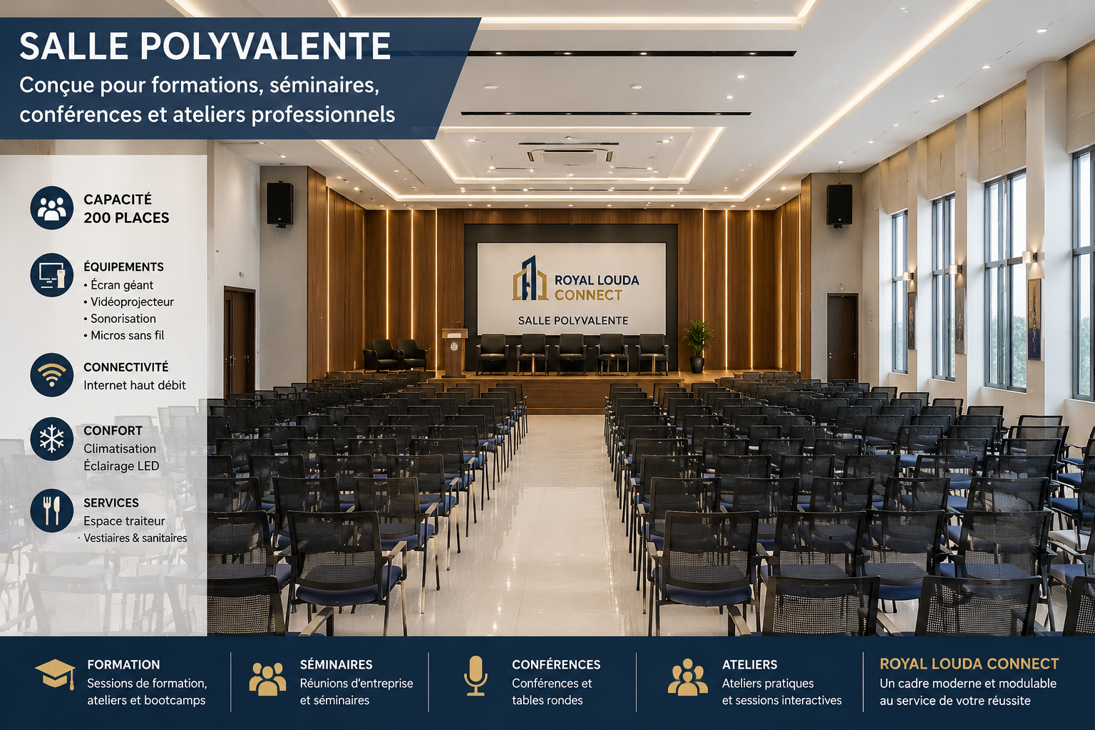 Royal Louda Connect multipurpose hall